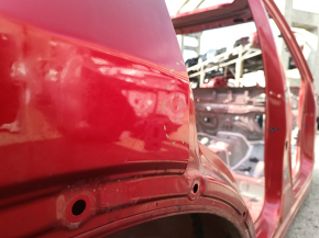 Четверть крыло задняя правая Mazda CX-5 17-24 на кузове, красная, вмятина