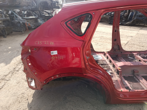 Четверть крыло задняя правая Mazda CX-5 17-24 на кузове, красная, вмятина