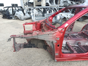 Четверть передняя левая Mazda CX-5 17-24 на кузове, красная, примят порог