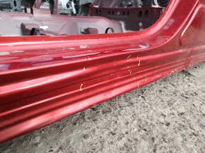Четверть передняя левая Mazda CX-5 17-24 на кузове, красная, примят порог
