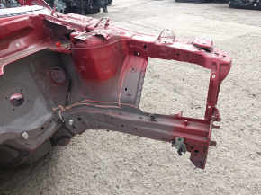 Четверть передняя левая Mazda CX-5 17-24 на кузове, красная, примят порог