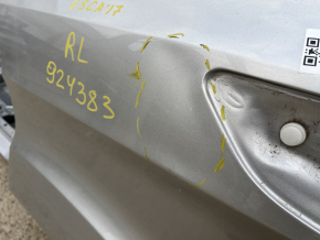Четверть крыло задняя левая Ford Escape MK3 13-19 на кузове, серебро, вмятина