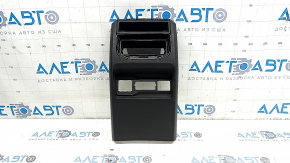 Ornamente console centrale spate negre pentru butoane USB Hub și încălzire banchetă spate Jeep Grand Cherokee WL 22-26, 2 bucăți, zgârieturi