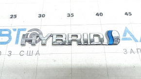 Эмблема надпись "Hybrid" крыла передняя левая Toyota Rav4 16-18
