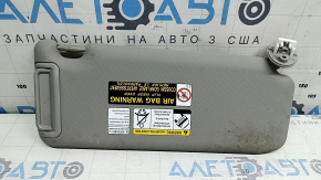 Козырек левый Toyota Rav4 16-18 серый, без крючка, под химчистку