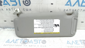 Козырек правый Toyota Rav4 16-18 серый, без крючка, под химчистку