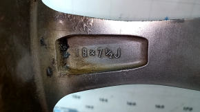 Диск колесный R18х7.5J Toyota Rav4 16-18 бордюрка, корозия