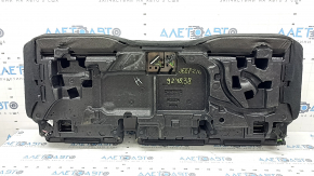 Подушка заднего ряда сидений 2 ряд Jeep Grand Cherokee WL 22-26 кожа черная серая строчка, с подогревом