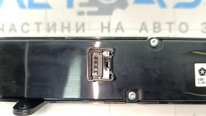 Блок кнопок передней панели верхний Jeep Grand Cherokee WL 22-24 PHEV, под монитор пассажира, черный глянецц