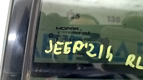 Стекло двери треугольник с уплотнителем стекла заднее левое Jeep Grand Cherokee WL 22-26 тонировка с молдингом, хром