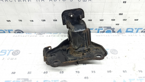 Подушка двигателя левая Toyota Rav4 16-18 hybrid, с кронштейном, ржавая, микротрещины