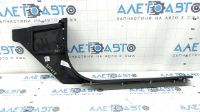 Накладка порога передняя левая Jeep Grand Cherokee WL 21-26 черная, с заглушкой, царапины