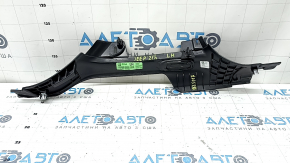 Ornament montan central stânga jos pentru Jeep Grand Cherokee WL 21-26, partea inferioară, neagră, uzată, suport rupt