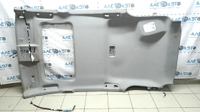 Обшивка потолка Toyota Rav4 16-18 под люк серая, под химчистку, заломы