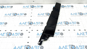Ornamente ușă laterală stângă față Jeep Grand Cherokee WL 21-26, negru lucios, suport crăpat