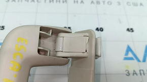 Ручка потолка задняя левая Ford Escape MK3 13-19 серая, сломано крепление заглушки
