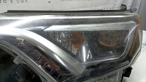 Фара передняя левая в сборе Toyota Rav4 16-18 LED, под полировку