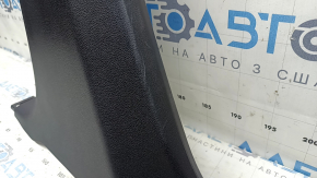 Накладка центральной стойки нижняя левая Honda Accord 13-17 черная, царапины