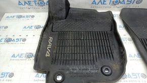Комплект ковриков салона резина Toyota Rav4 13-18
