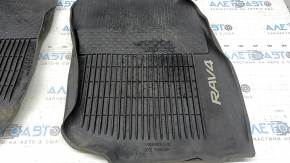 Комплект ковриков салона резина Toyota Rav4 13-18