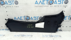 Накладка центральной консоли боковая правая Honda Accord 13-17 черная, царапины, потерта