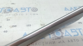Накладка центральной консоли боковая верхняя правая Honda Accord 13-17 серая, царапины