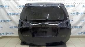 Дверь багажника голая со стеклом Toyota Rav4 16-18 под электро и камеру, черный 209, с трапецией дворника и поводком, царапины на стекле, тычка