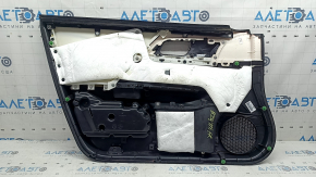 Panou ușă dreapta față pentru Honda Accord 16-17, piele neagră, cotieră din piele neagră, ornament din lemn lucios, zgârietură