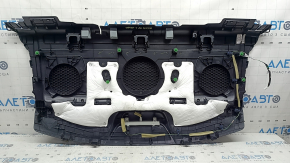 Полка задняя Honda Accord 16-17 hybrid, черная под сабвуфер, со стоп сигналом, царапины