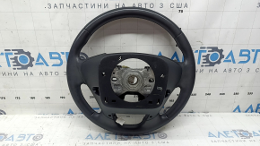 Руль голый Honda Accord 17 кожа, черный, с задней накладкой, царапины, тычки