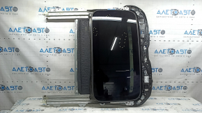 Люк в сборе Honda Accord 13-17 серая шторка, царапиы на стекле