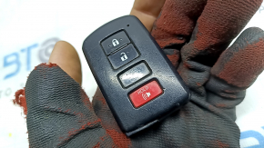 Ключ Toyota Rav4 13-18 keyless, 4 кнопки, тычки, царапины