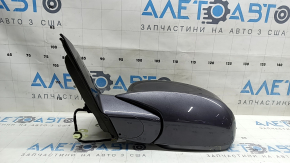 Зеркало боковое левое в сборе Honda Accord 14-17 6 пинов, поворотник, графит NH797M, царапины