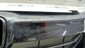 Решетка радиатора grill Honda Accord 16-17 hybrid, в сборе, с хромом, сколы