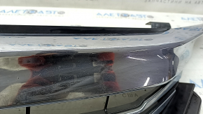 Решетка радиатора grill Honda Accord 16-17 hybrid, в сборе, с хромом, сколы