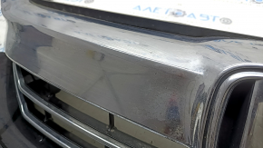 Решетка радиатора grill Honda Accord 16-17 hybrid, в сборе, с хромом, сколы