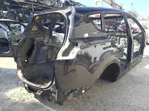 Четверть крыло задняя правая Toyota Rav4 13-18 на кузове, черная, под BSM, тычки