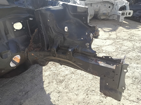 Четверть передняя левая Toyota Rav4 13-18 на кузове, черная, крашена 0.2- 0.25, ржавая