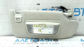 Козырек правый Ford Edge 15-24 серый, без крючка, без заглушки, под химчистку