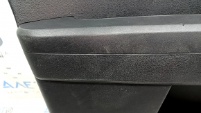 Ornamente panou ușă stânga față Kia Sportage 23-25, negru, cotieră plastic negru, inserție gri închis, zgârieturi