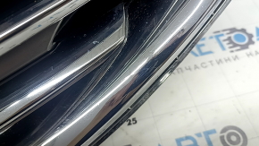 Решетка радиатора grill Ford Edge 19-24 в сборе со значком, без камеры, песок, царапина