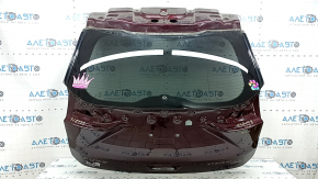 Дверь багажника голая со стеклом Ford Edge 19-24 тонировка, бордовый R3, тычка