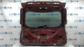 Дверь багажника голая со стеклом Ford Edge 19-24 тонировка, бордовый R3, тычка