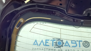 Дверь багажника голая со стеклом Ford Edge 19-24 тонировка, бордовый R3, тычка