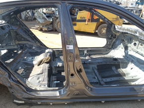 Стойка кузова центральная правая Honda Accord 13-17 на кузове, вмятины