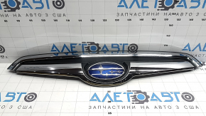 Решетка радиатора grill Subaru Forester 19-21 SK верхняя хром