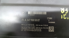 Блок управления пассажирским сиденьем Mercedes H247 GLA 20-26