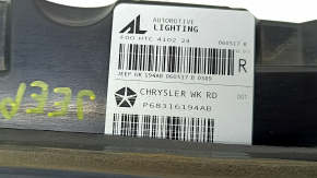 Фонарь внутренний крышка багажника правый Jeep Grand Cherokee WK2 17-21 LED Trailhawk, под полировку