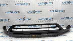 Губа переднего бампера Mitsubishi Outlander 22-26 черная