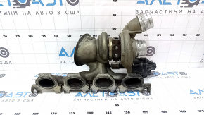 Турбина в сборе с коллектором BMW 5 G30 17-20 2.0T, 530e hybrid, 27к, клин, повреждение водой